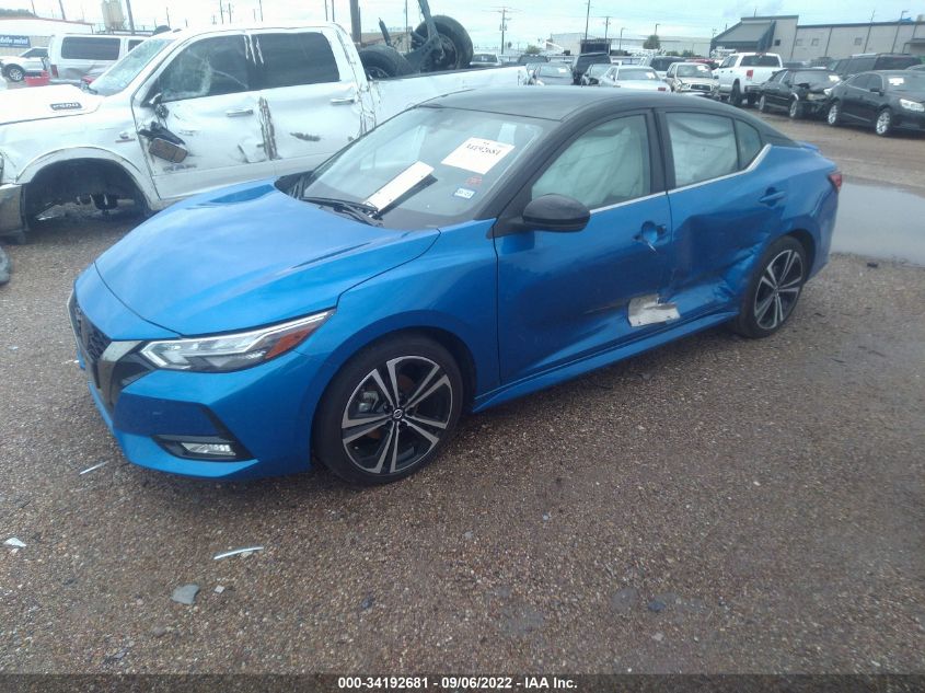 2021 NISSAN SENTRA SR VIN: 3N1AB8DV4MY327759