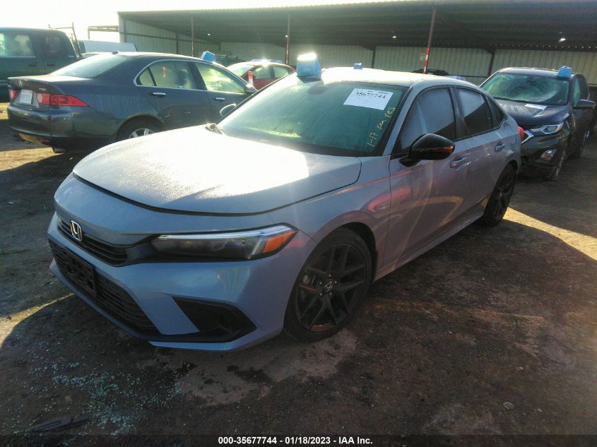 2022 HONDA CIVIC SEDAN SPORT VIN: 2HGFE2F5XNH592960