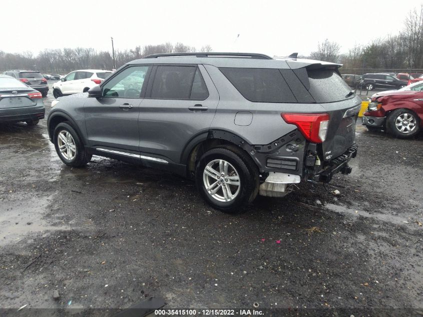 2022 FORD EXPLORER XLT VIN: 1FMSK8DH5NGA74493