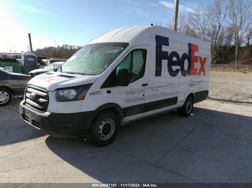 2020 FORD TRANSIT CARGO VAN VIN: 1FTBR3X82LKA43873