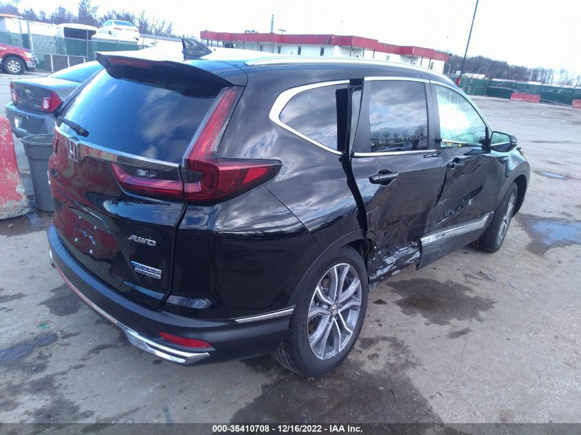 2022 HONDA CR-V HYBRID TOURING VIN: 5J6RT6H9XNL051347