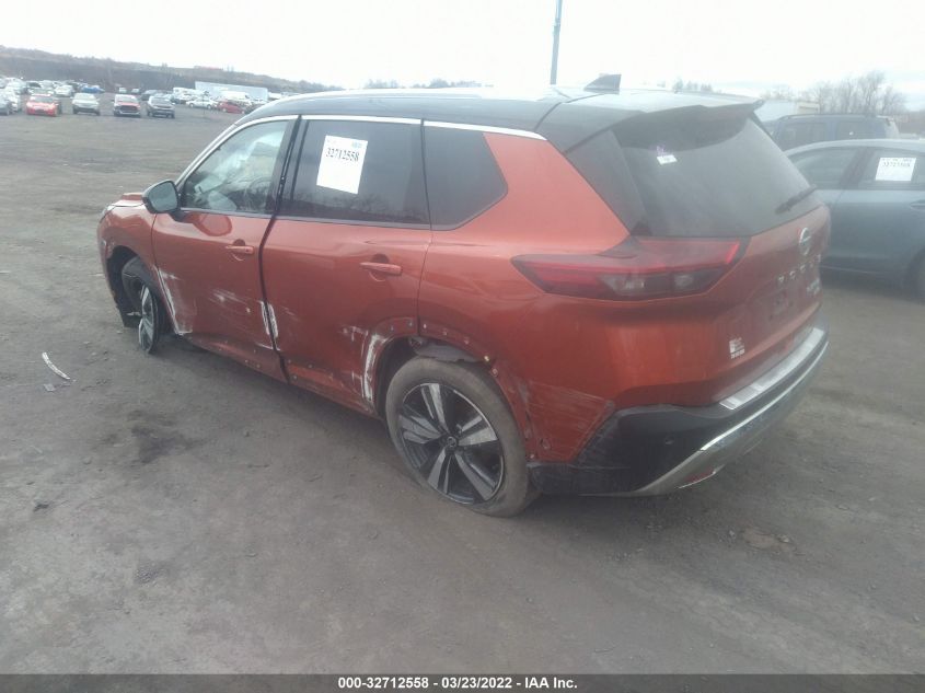 2021 NISSAN ROGUE PLATINUM VIN: JN8AT3DD4MW304059