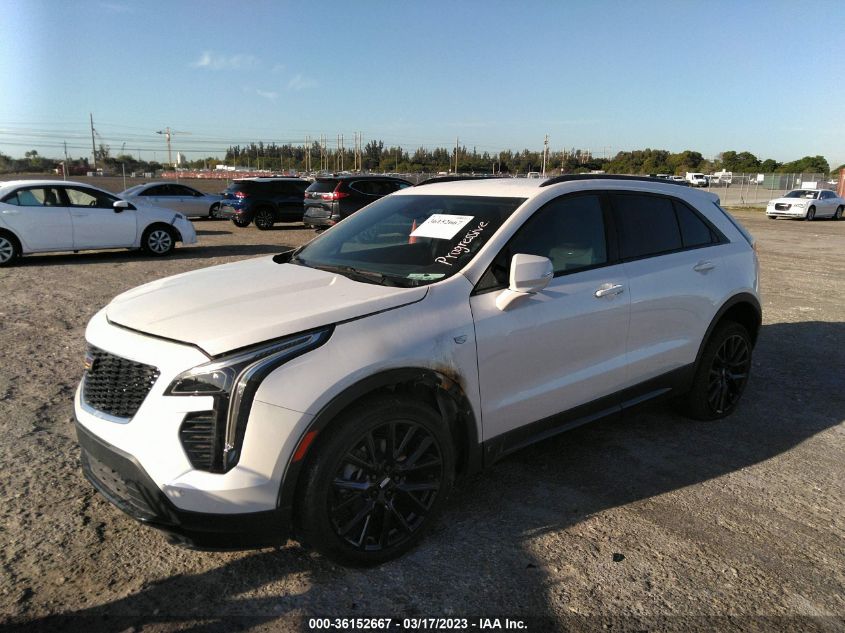 2022 CADILLAC XT4 FWD SPORT VIN: 1GYFZER42NF113207