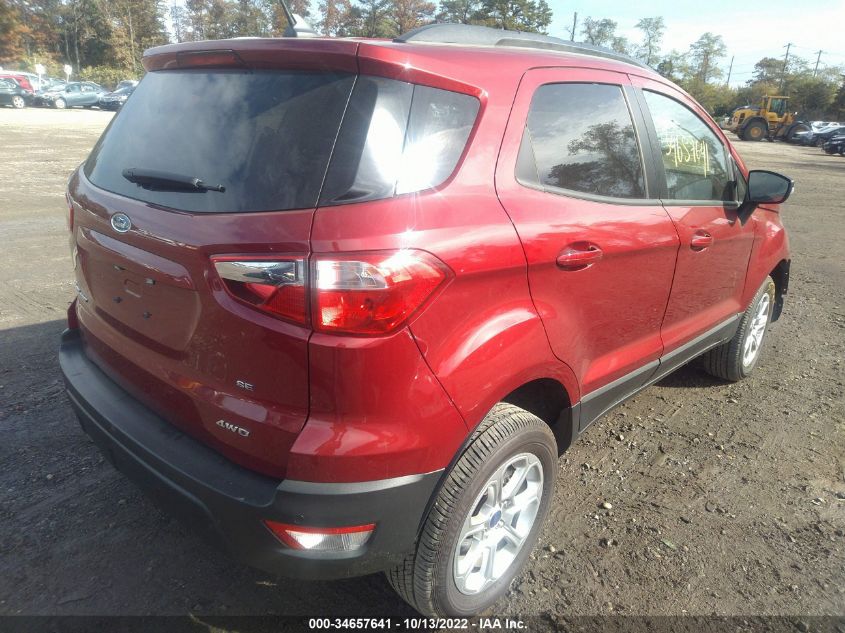 2021 FORD ECOSPORT SE VIN: MAJ6S3GL9MC442694