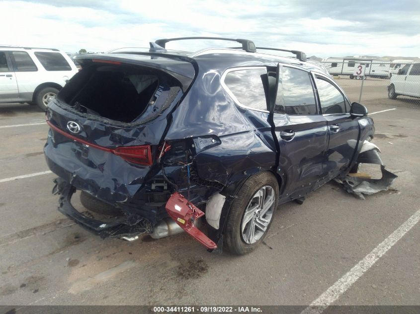 2022 HYUNDAI SANTA FE SEL VIN: 5NMS24AJ5NH461896