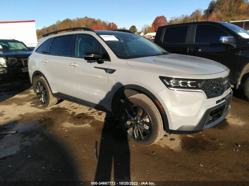 2022 KIA SORENTO X-LINE SX PRESTIGE VIN: 5XYRKDLF5NG110617