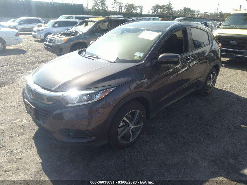 2022 HONDA HR-V EX VIN: 3CZRU6H53NM733964