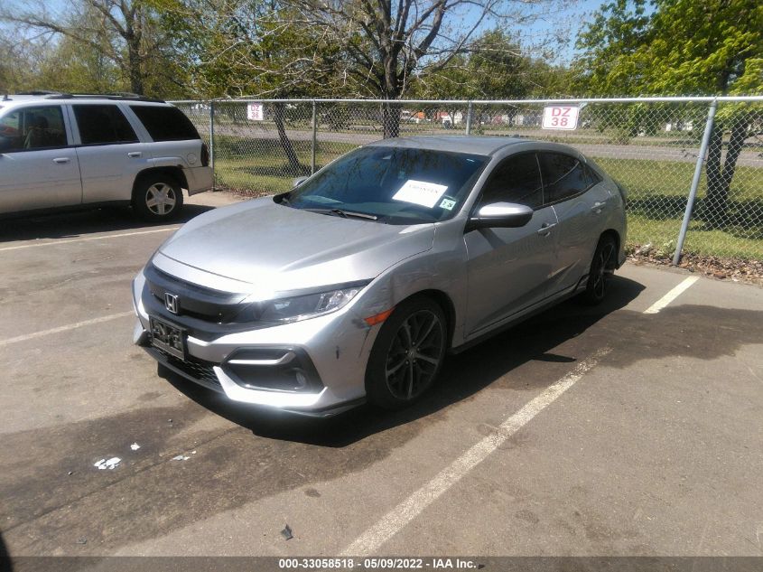 2021 HONDA CIVIC HATCHBACK SPORT VIN: SHHFK7H45MU411727