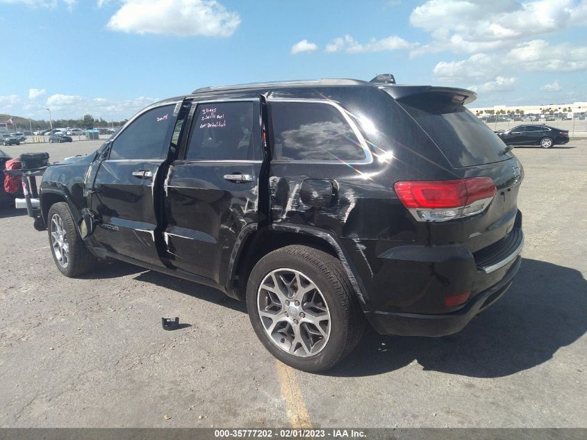 2021 JEEP GRAND CHEROKEE OVERLAND VIN: 1C4RJECG1MC746018