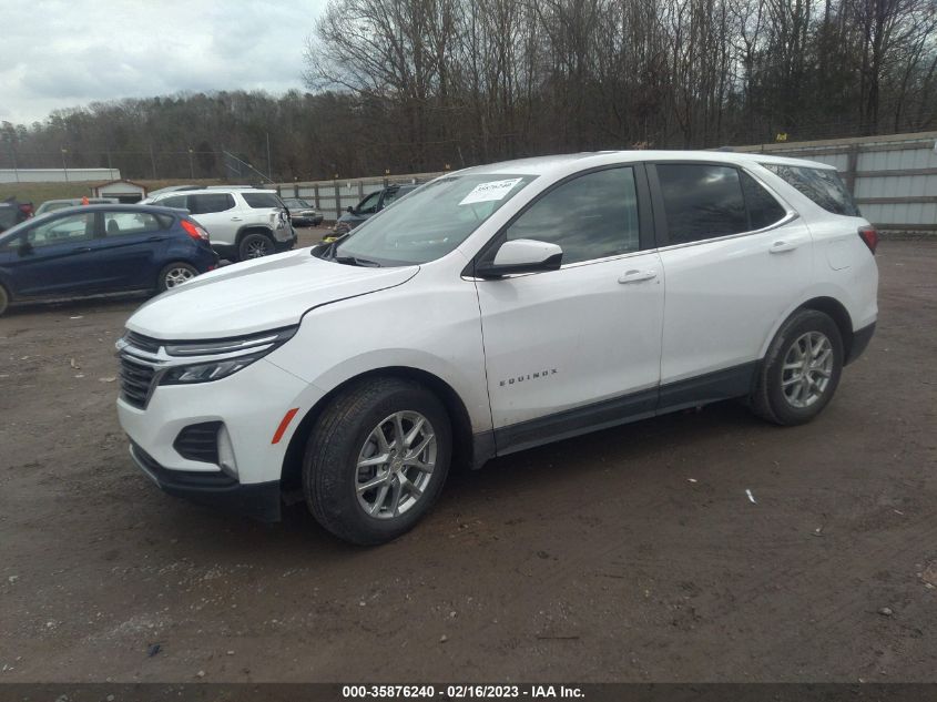 2022 CHEVROLET EQUINOX LT VIN: 3GNAXKEV6NL112917