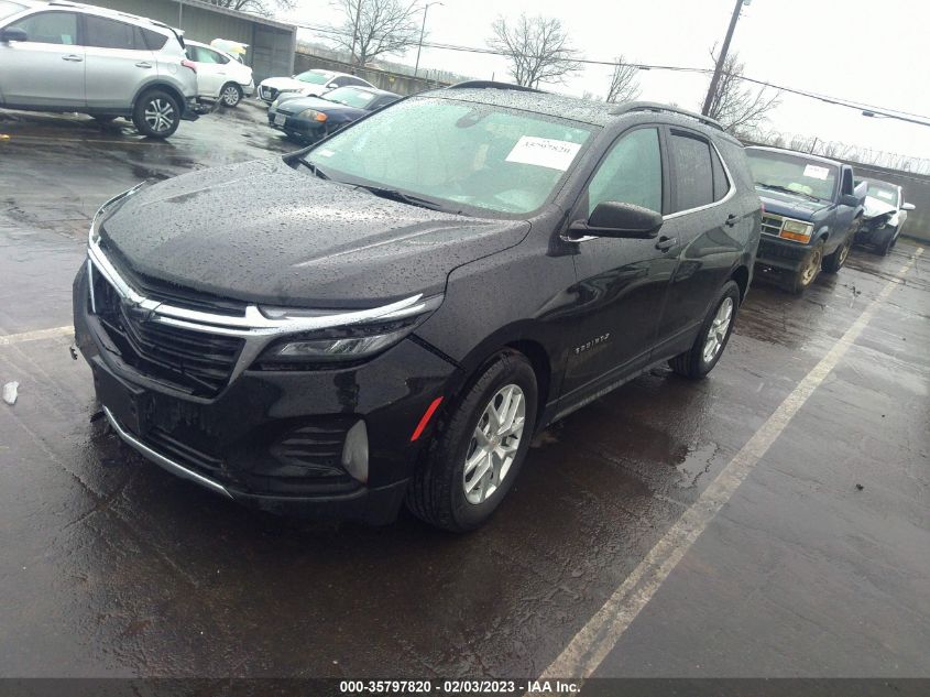 2022 CHEVROLET EQUINOX LT VIN: 3GNAXKEV9NL243212