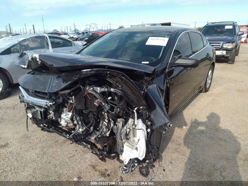 2022 CHEVROLET MALIBU LS VIN: 1G1ZB5STXNF211547