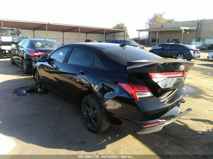 2022 HYUNDAI ELANTRA HYBRID BLUE VIN: KMHLM4AJ8NU031430