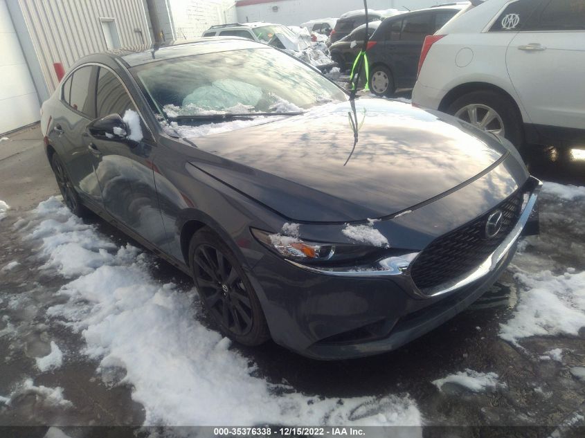 2022 MAZDA MAZDA3 SEDAN CARBON EDITION VIN: 3MZBPACL9NM309726
