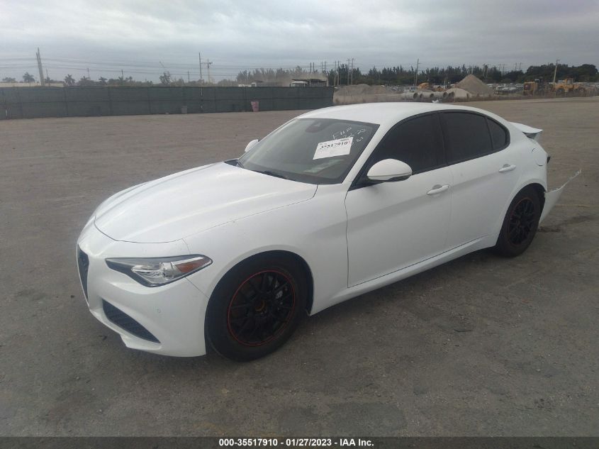 2021 ALFA ROMEO GIULIA VIN: ZARFAMAN0M7648143