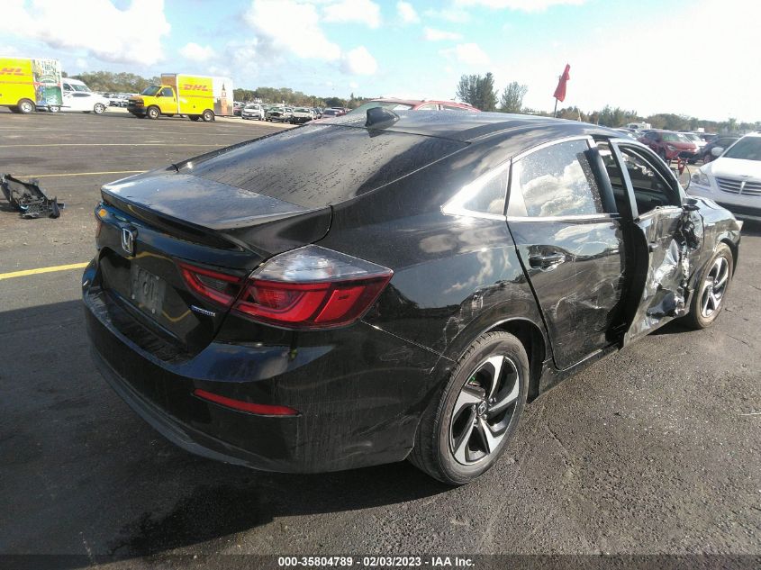 2022 HONDA INSIGHT EX VIN: 19XZE4F57NE016200