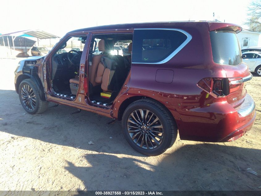 2022 INFINITI QX80 SENSORY VIN: JN8AZ2BE6N9293750