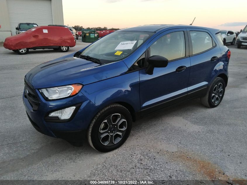 2020 FORD ECOSPORT S VIN: MAJ3S2FE4LC342890