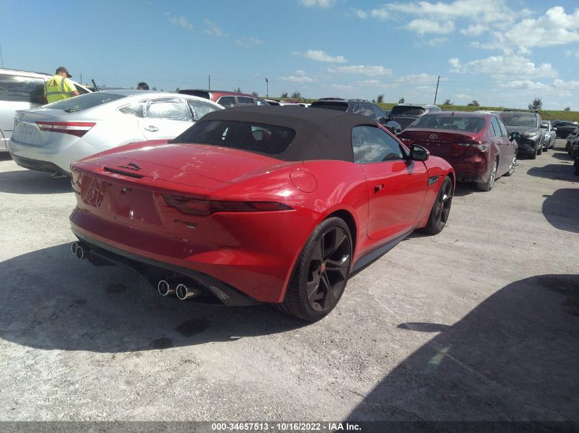 2022 JAGUAR F-TYPE P450 R-DYNAMIC VIN: SAJD85EE4NCK78743