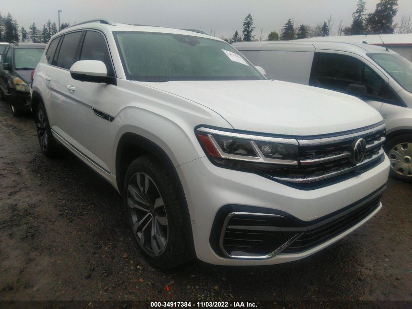 2022 VOLKSWAGEN ATLAS 3.6L V6 SEL PREMIUM VIN: 1V2FR2CA6NC538979