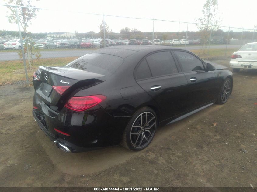 2022 MERCEDES-BENZ C-CLASS C 300 VIN: W1KAF4HB5NR048831