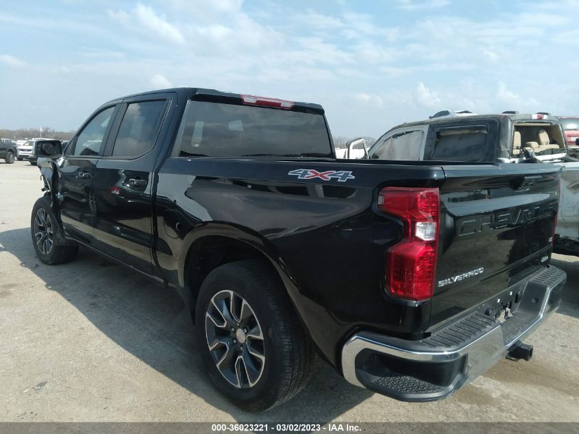 2022 CHEVROLET SILVERADO 1500 LT VIN: 3GCUDDED9NG566315