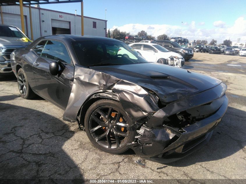 2022 DODGE CHALLENGER SXT VIN: 2C3CDZAG2NH165203