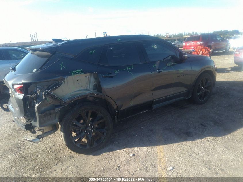 2021 CHEVROLET BLAZER RS VIN: 3GNKBERSXMS526162