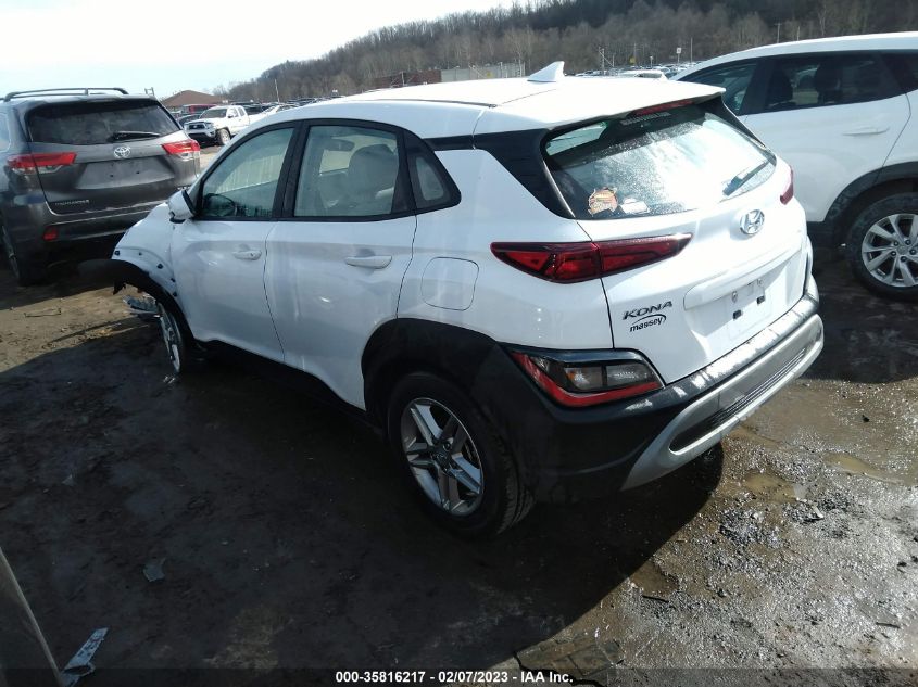 2022 HYUNDAI KONA SE VIN: KM8K22AB1NU765468