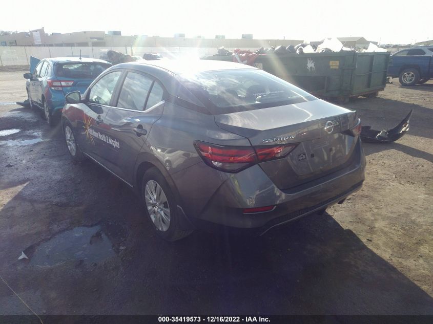 2022 NISSAN SENTRA S VIN: 3N1AB8BV2NY280767