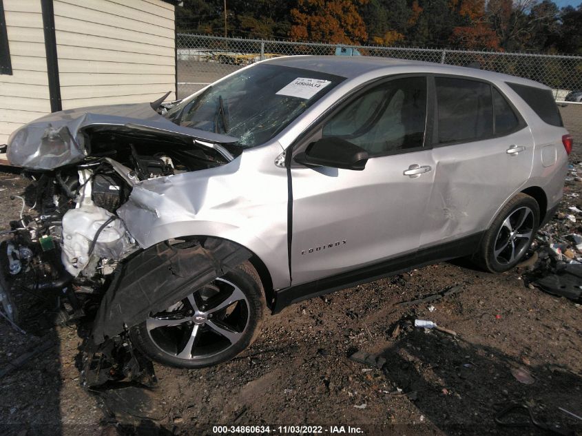 2020 CHEVROLET EQUINOX LS VIN: 3GNAXHEV2LS607444
