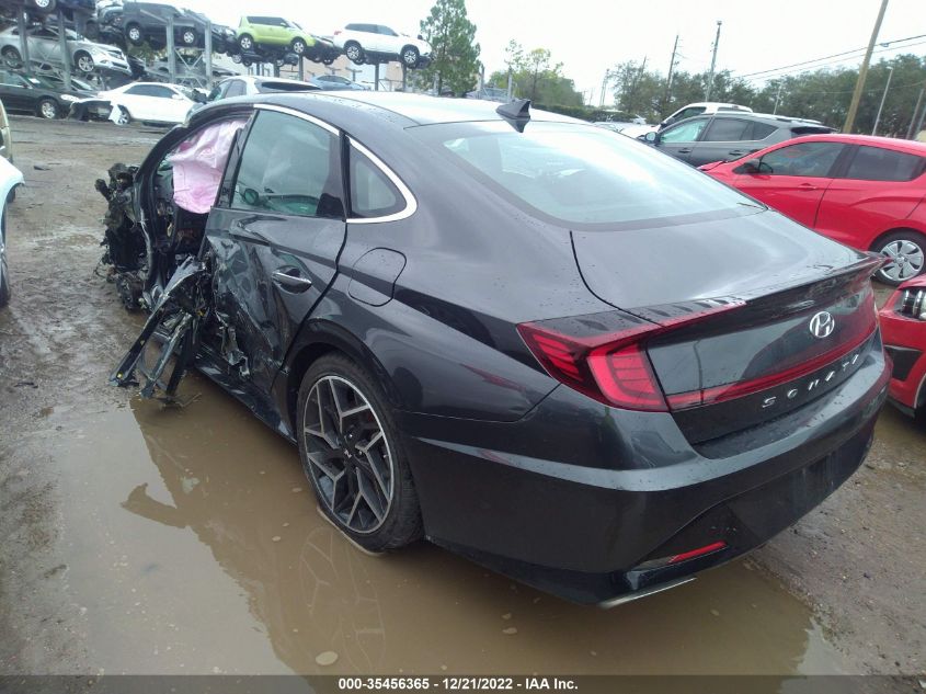 2021 HYUNDAI SONATA N LINE VIN: 5NPEK4JC8MH124607
