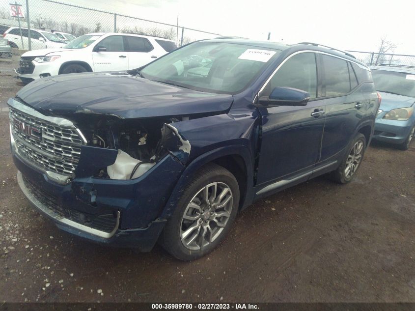 2022 GMC TERRAIN DENALI VIN: 3GKALXEV5NL188361