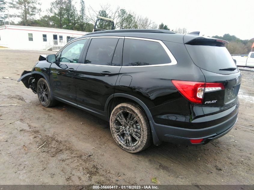 2021 HONDA PILOT SPECIAL EDITION VIN: 5FNYF6H23MB008398