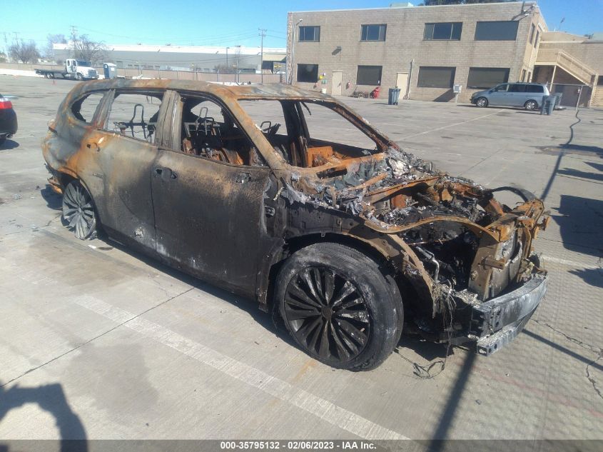 2021 TOYOTA HIGHLANDER PLATINUM VIN: 5TDFZRBH4MS115601