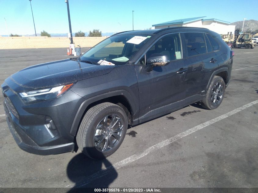 2022 TOYOTA RAV4 HYBRID XLE PREMIUM VIN: JTMB6RFVXND070913