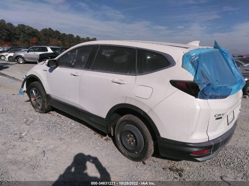 2022 HONDA CR-V HYBRID EX-L VIN: 5J6RT6H87NL004459