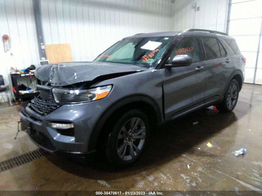2021 FORD EXPLORER XLT VIN: 1FMSK8DH3MGC40380