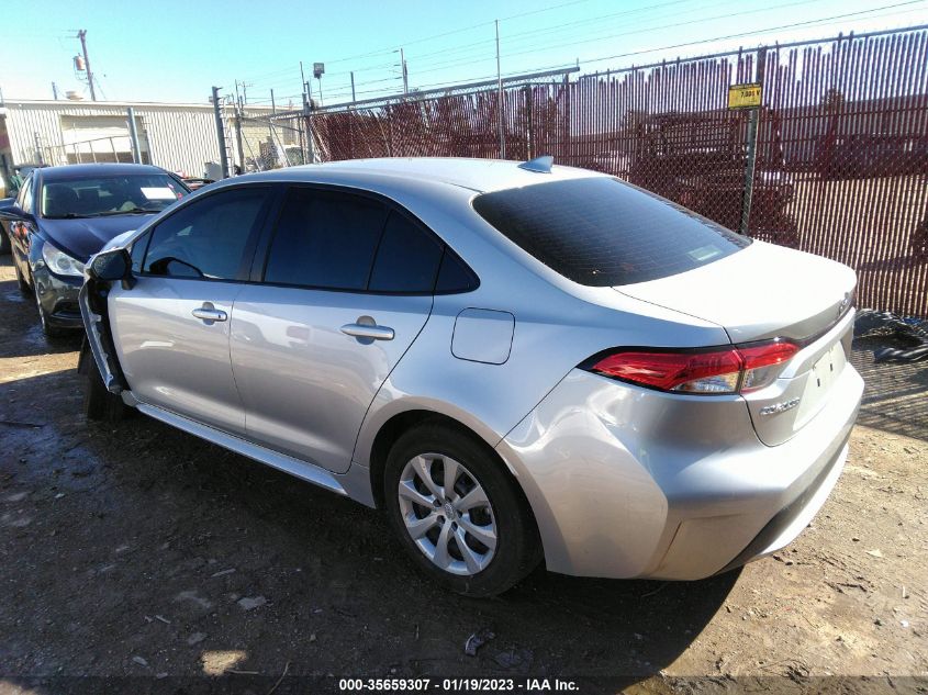 2022 TOYOTA COROLLA LE VIN: JTDEPMAE8N3016455