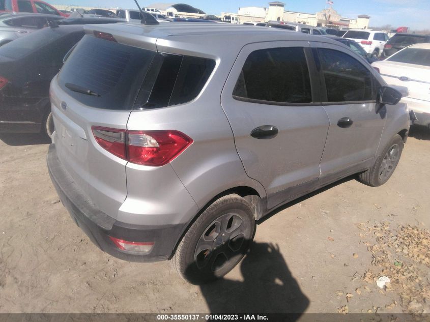 2021 FORD ECOSPORT S VIN: MAJ3S2FE7MC450633