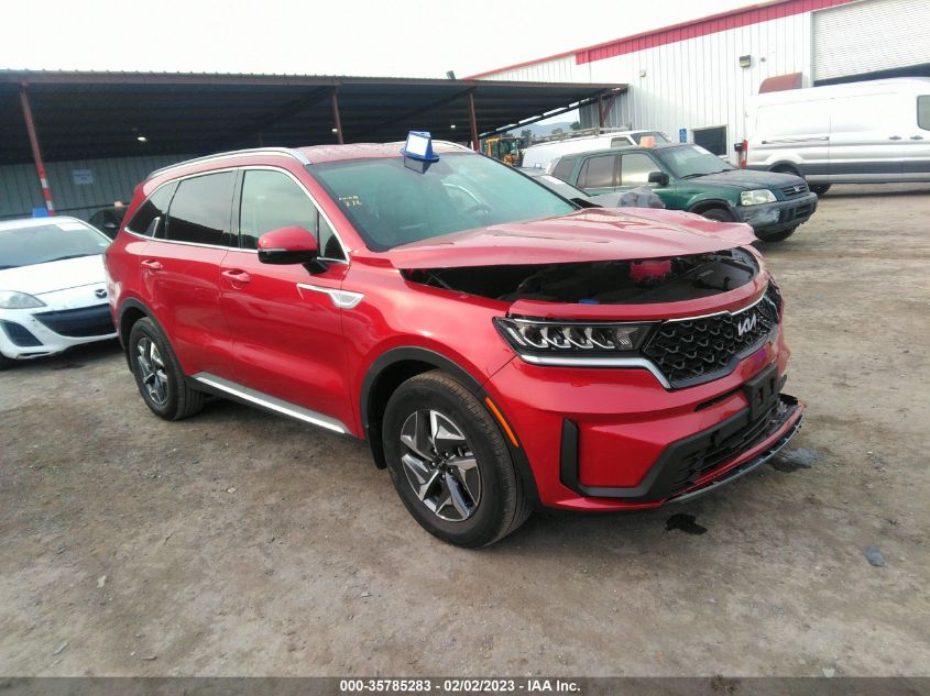 2022 KIA SORENTO HYBRID S VIN: KNDRG4LG1N5086660