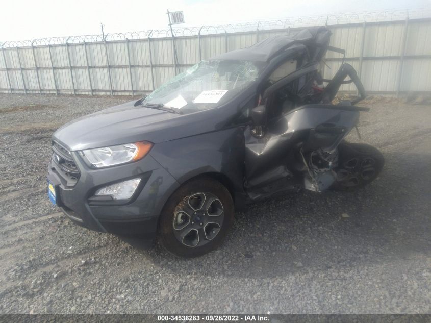 2021 FORD ECOSPORT S VIN: MAJ3S2FEXMC449203