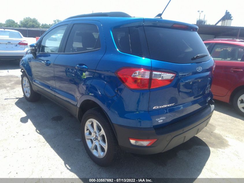 2021 FORD ECOSPORT SE VIN: MAJ6S3GL3MC410615