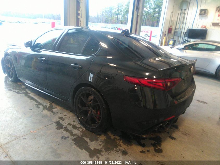 2022 ALFA ROMEO GIULIA QUADRIFOGLIO VIN: ZARFAMEV0N7655170