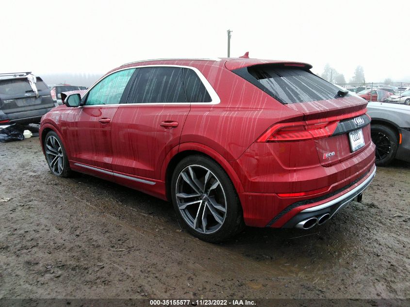 2021 AUDI SQ8 PREMIUM PLUS VIN: WA1AWBF11MD004193