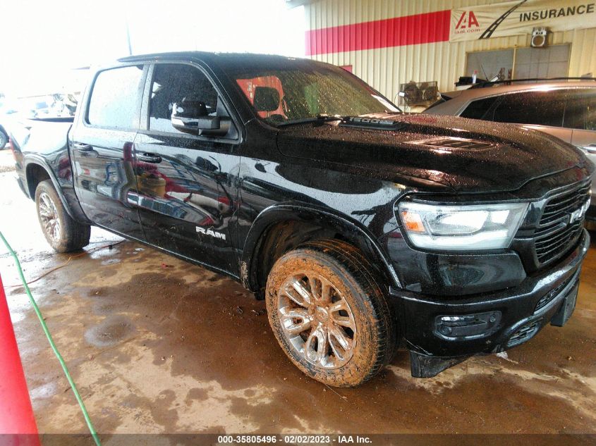 2021 RAM 1500 LARAMIE VIN: 1C6SRFJT4MN789196