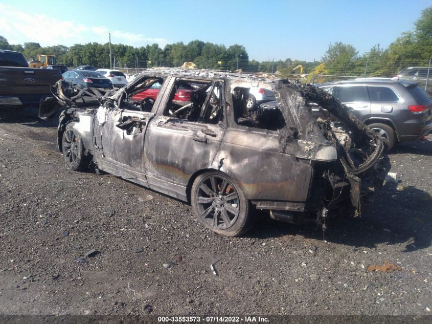 2021 LAND ROVER RANGE ROVER VIN: SALGR2SU5MA424220