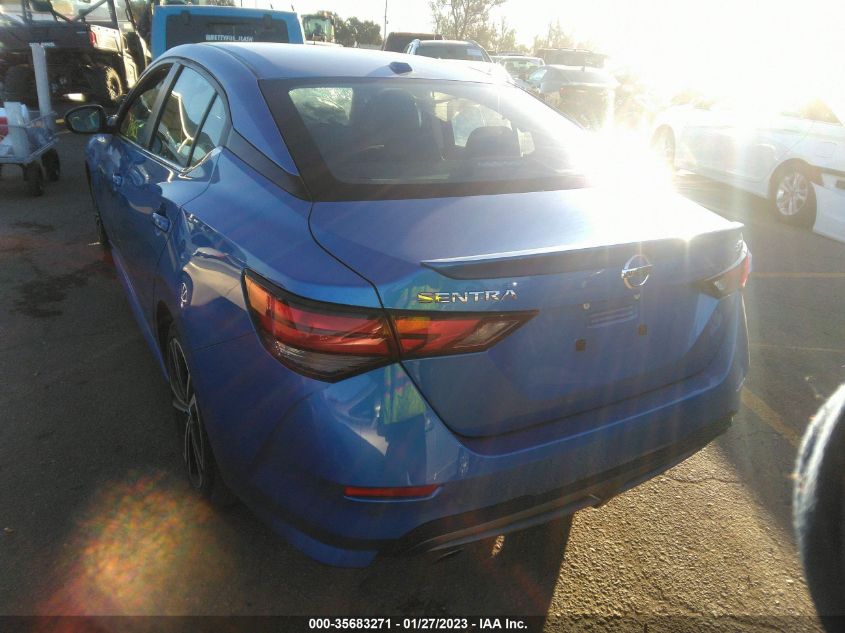 2021 NISSAN SENTRA SR VIN: 3N1AB8DV8MY252600
