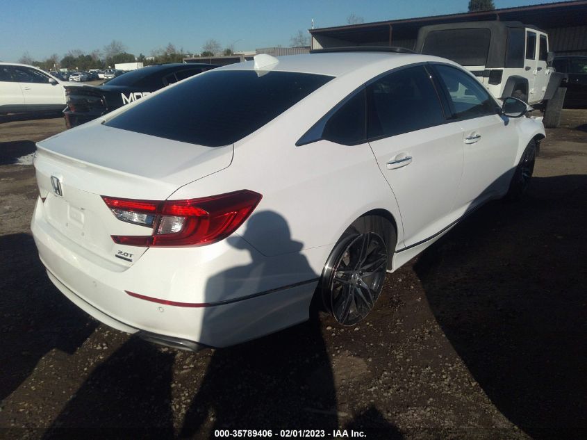 2021 HONDA ACCORD SEDAN TOURING VIN: 1HGCV2F92MA017223