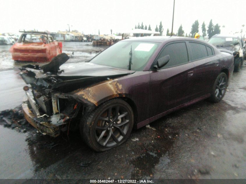 2021 DODGE CHARGER GT VIN: 2C3CDXHG0MH618761